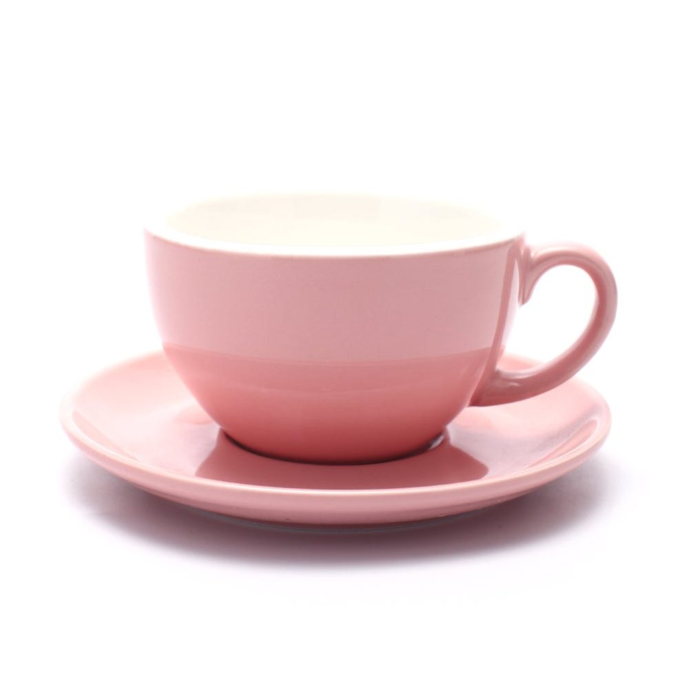 Xícara de café e leite de pires 