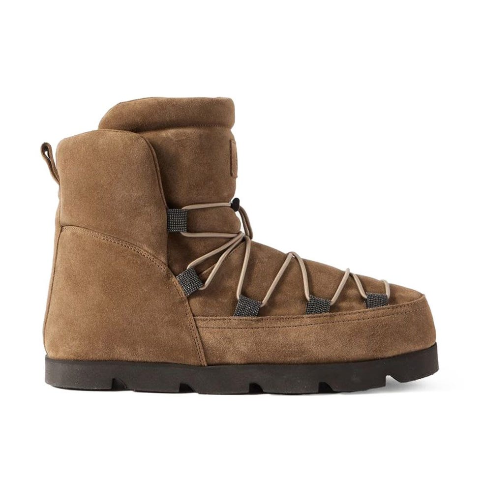 Padded Suede Boots