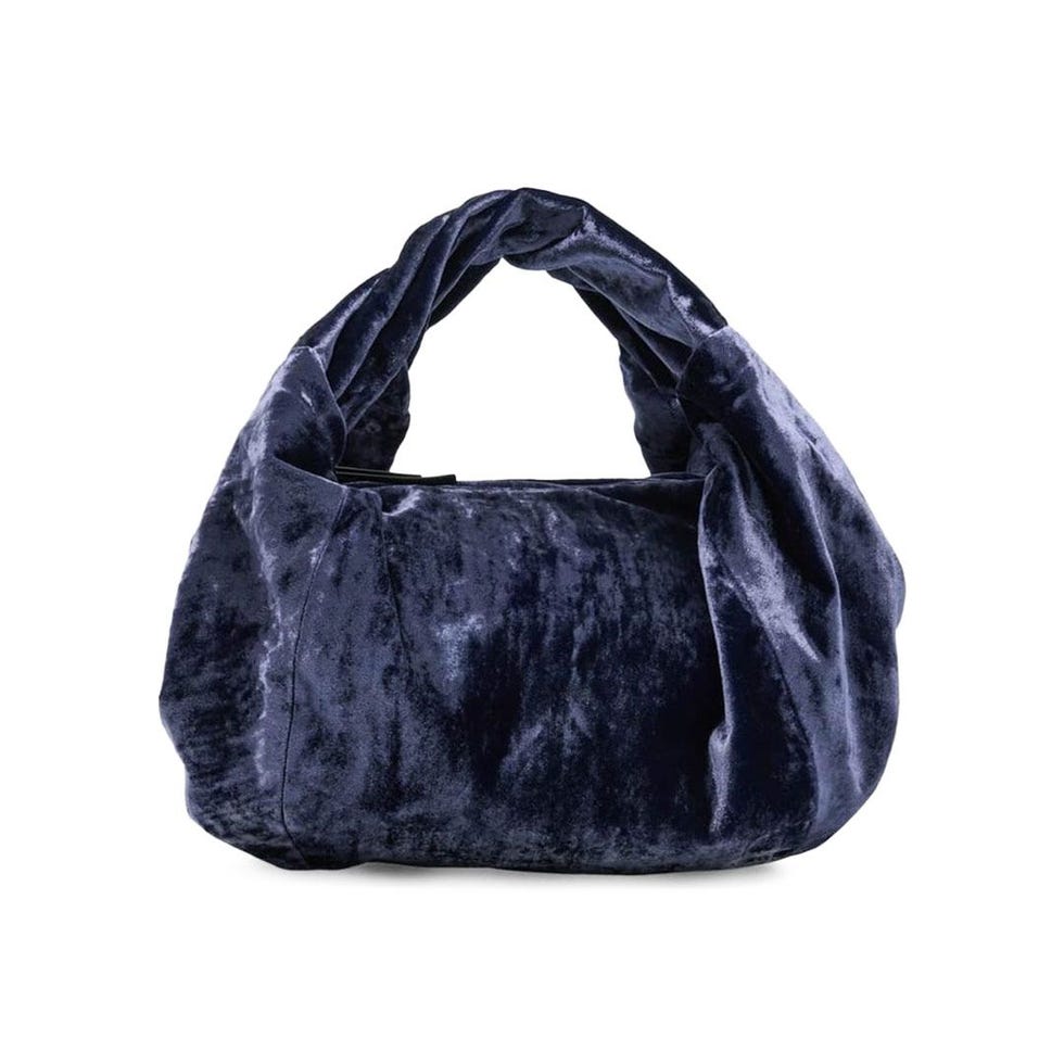 Twister Velvet Top-Handle Bag