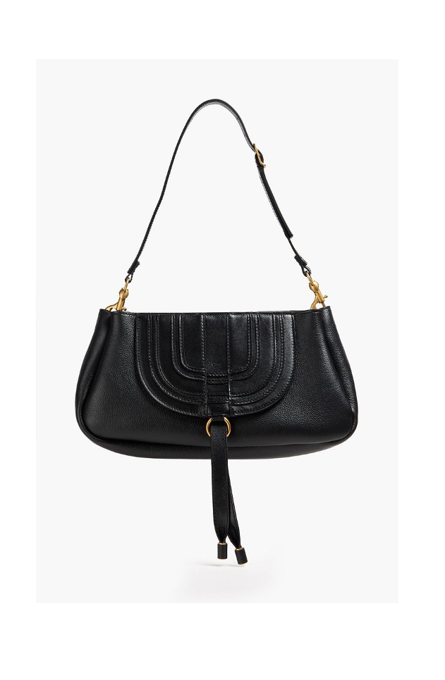 Marcie Tasseled Leather Shoulder Bag