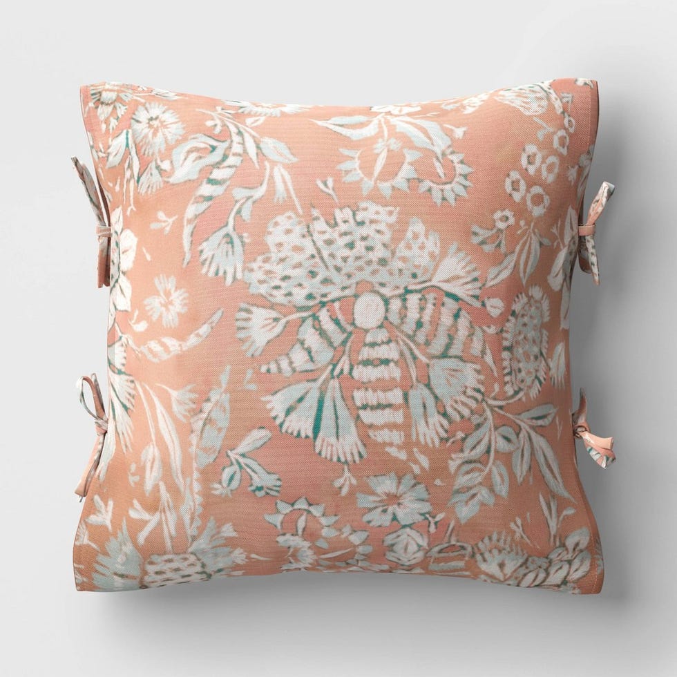 Coronet Floral Outdoor Pillow