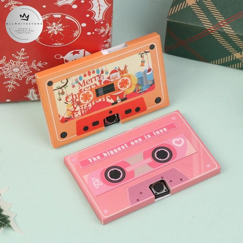 Customizable 60-Second Recordable Tape 
