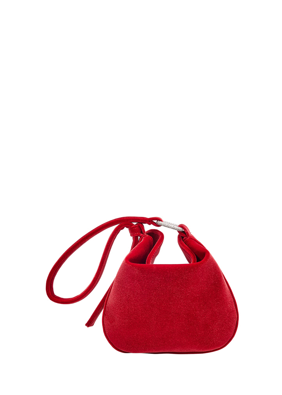 Anna Mini Velvet Hobo Bag