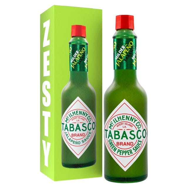 Mild Green Hot Pepper Sauce 57ml