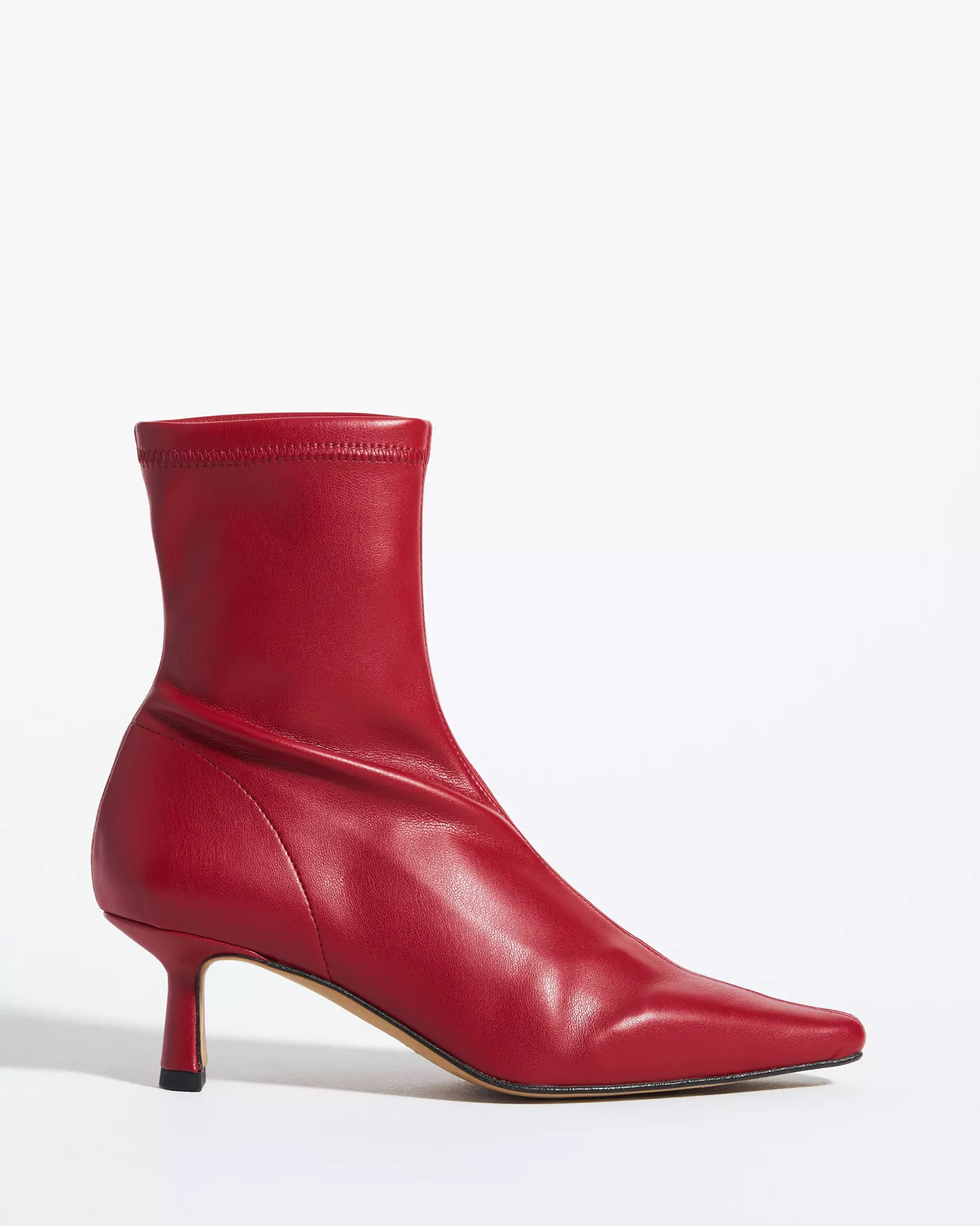 Pointed-Toe Kitten-Heel Boots Pointed-Toe Kitten-Heel Boots