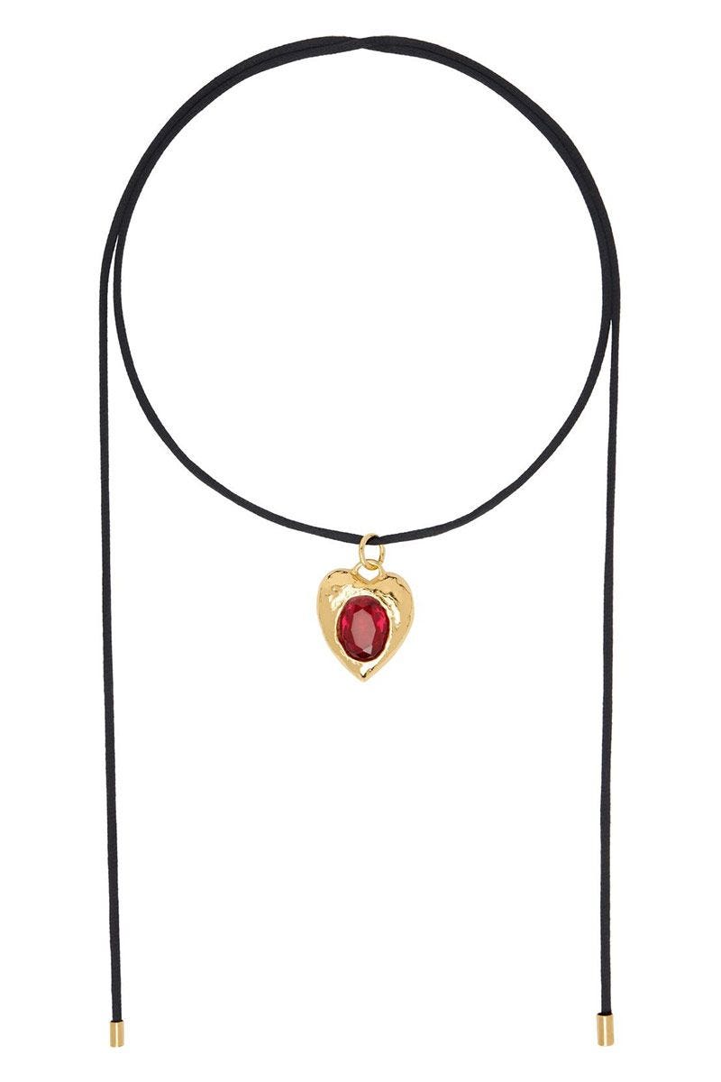 Black & Gold Pacha Cord Necklace