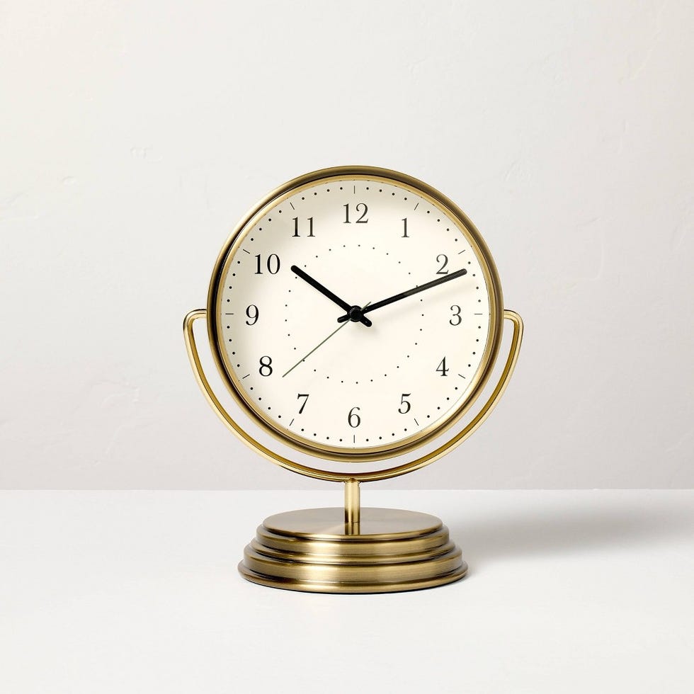 Brass Analog Table Clock Brass Analog Table Clock