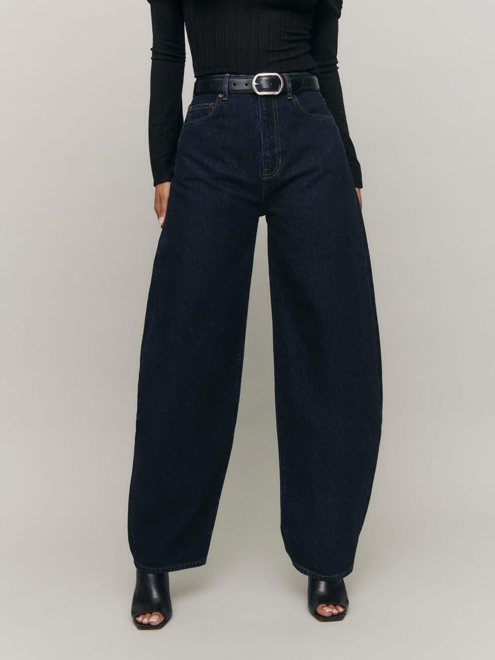 Ollie High Rise Barrel Jeans 
