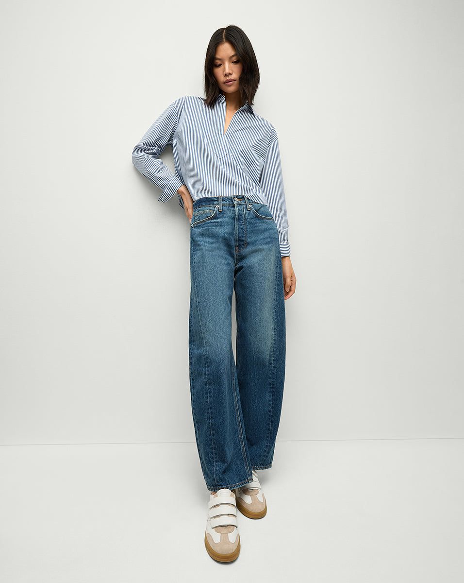 [ ] Trouser Barrel-Fit Jeans ★大人気★ Plus Size Women's Barrel Jeans High Waisted Casual Straight