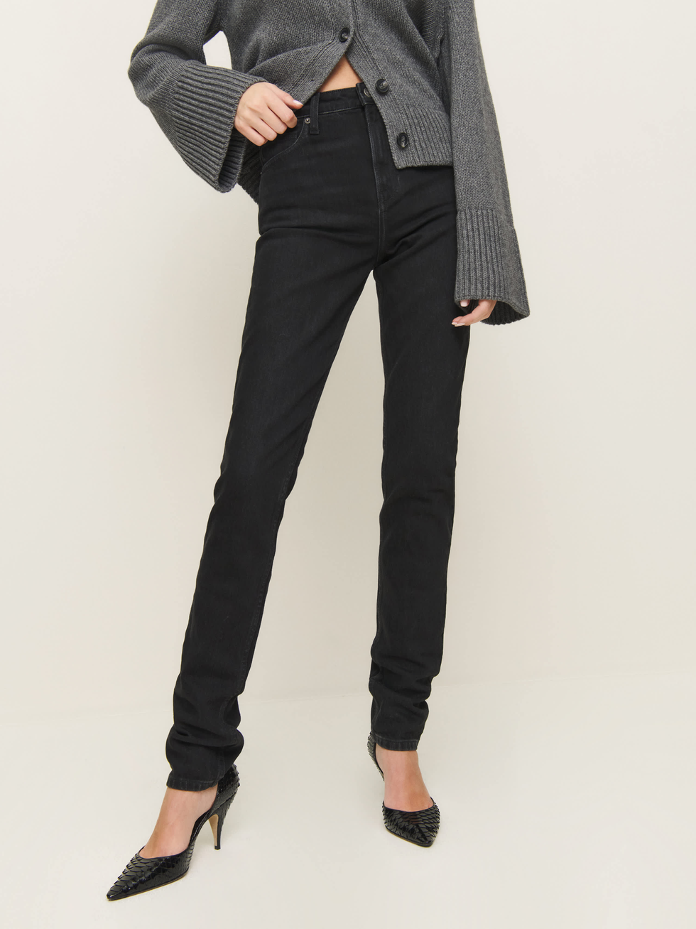 Etta Stretch High Rise Stacked Slim