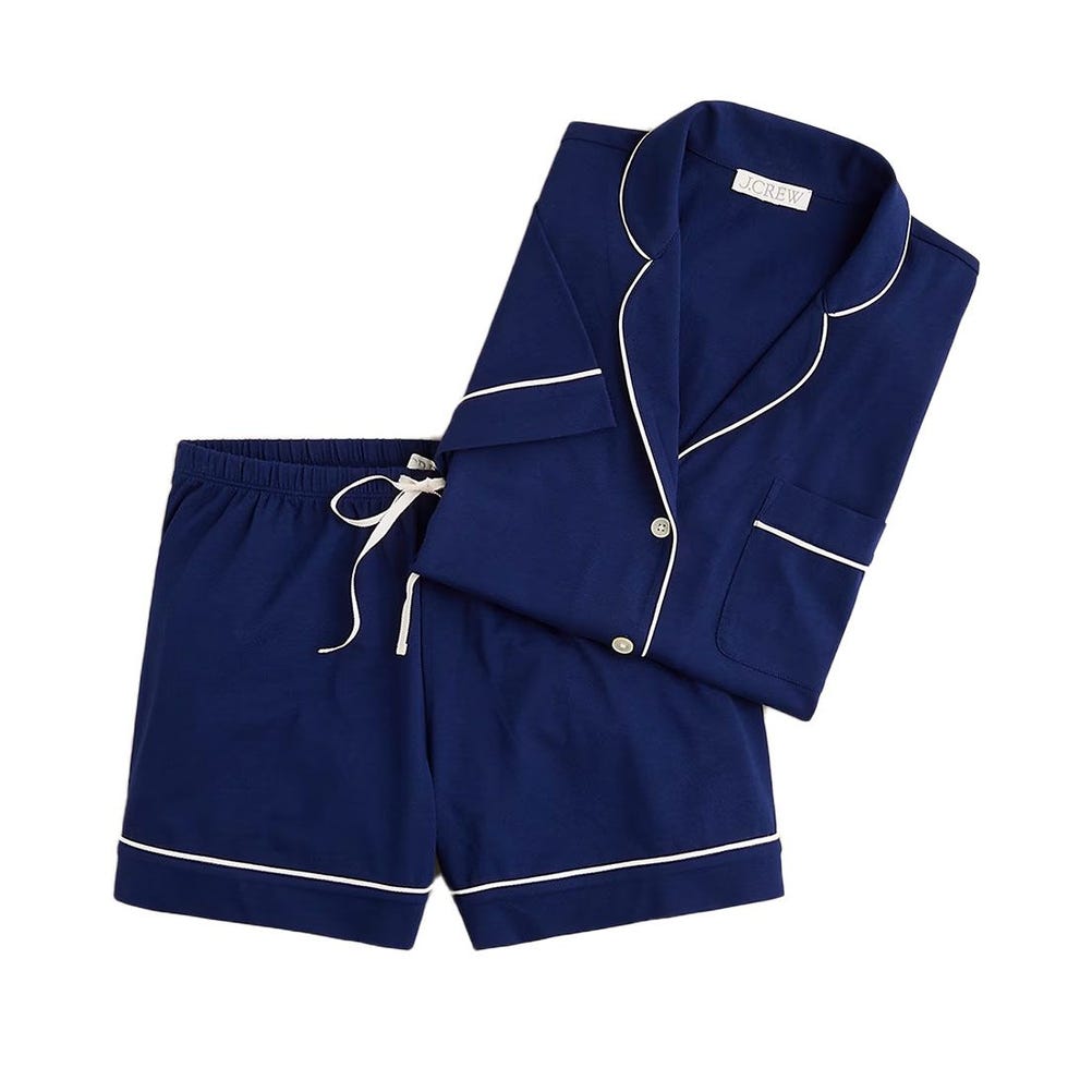 Dreamy Cotton-Blend Pajama Short Set