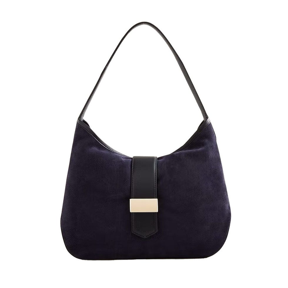 Berkeley Suede and Leather Shoulder Bag