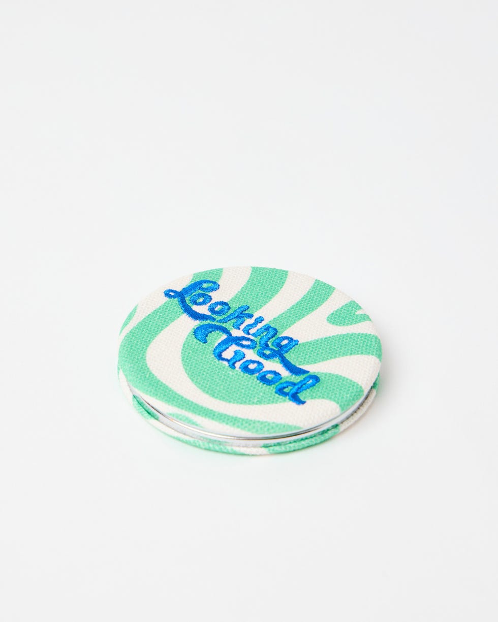 Looking Good Swirl Compact Travel Mirror