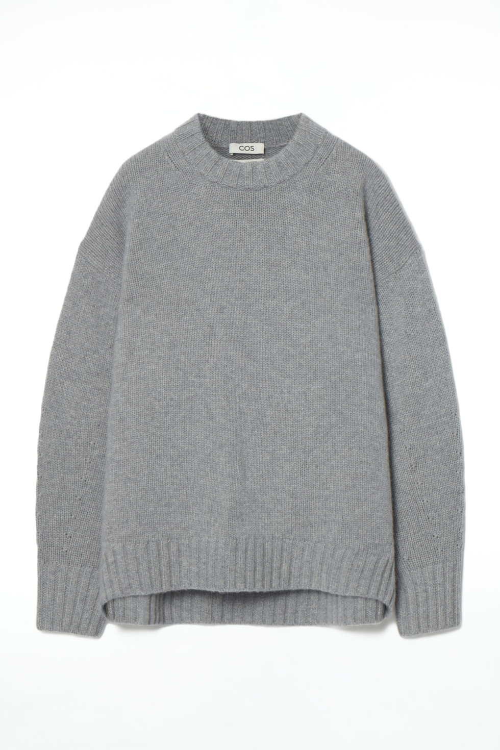 Chunky pure cashmere crew-neck jumper 