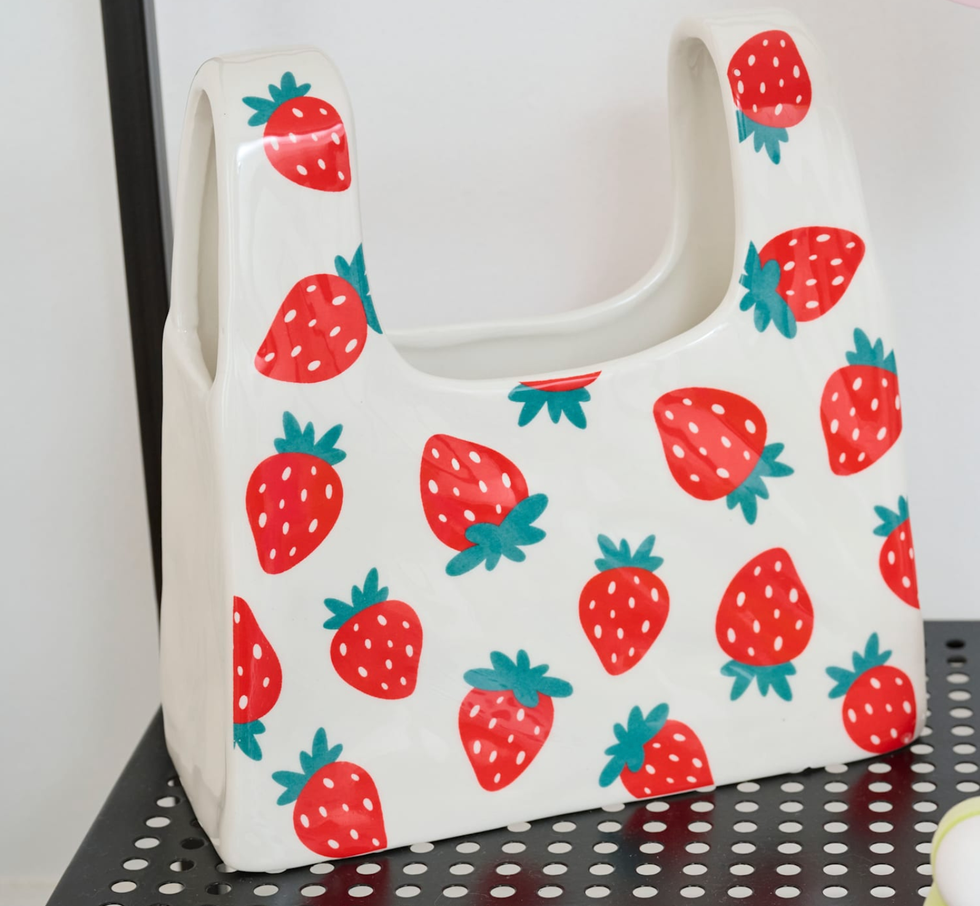Tote Bag Style Ceramic Vase