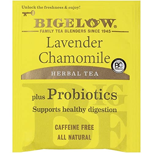 Bigelow Tea Lavender Chamomile Plus Probiotics Herbal Tea