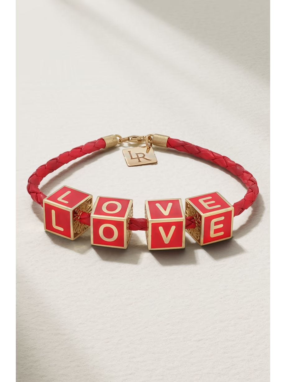 Love Leather and Gold Bracelet