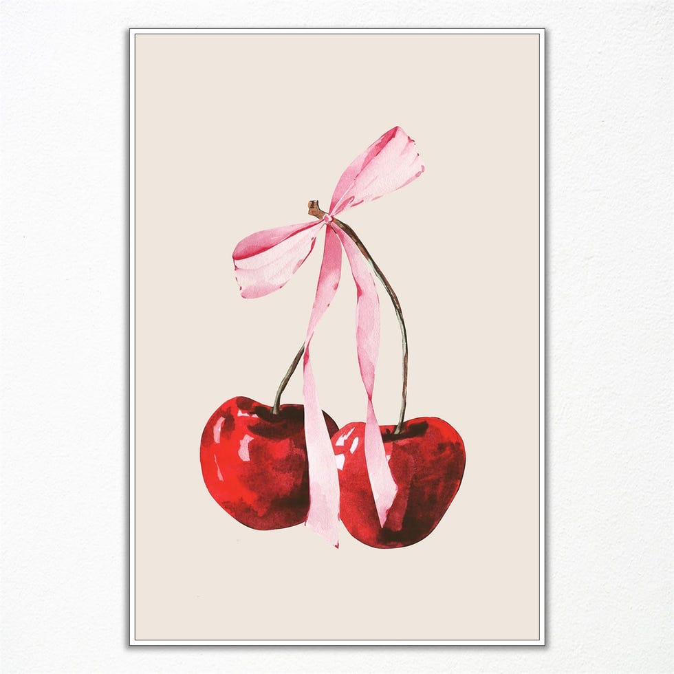 Red Cherry Canvas Wall Art