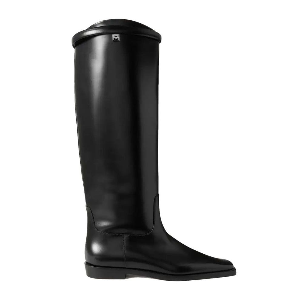 + NET SUSTAIN Riding Leather Knee Boots