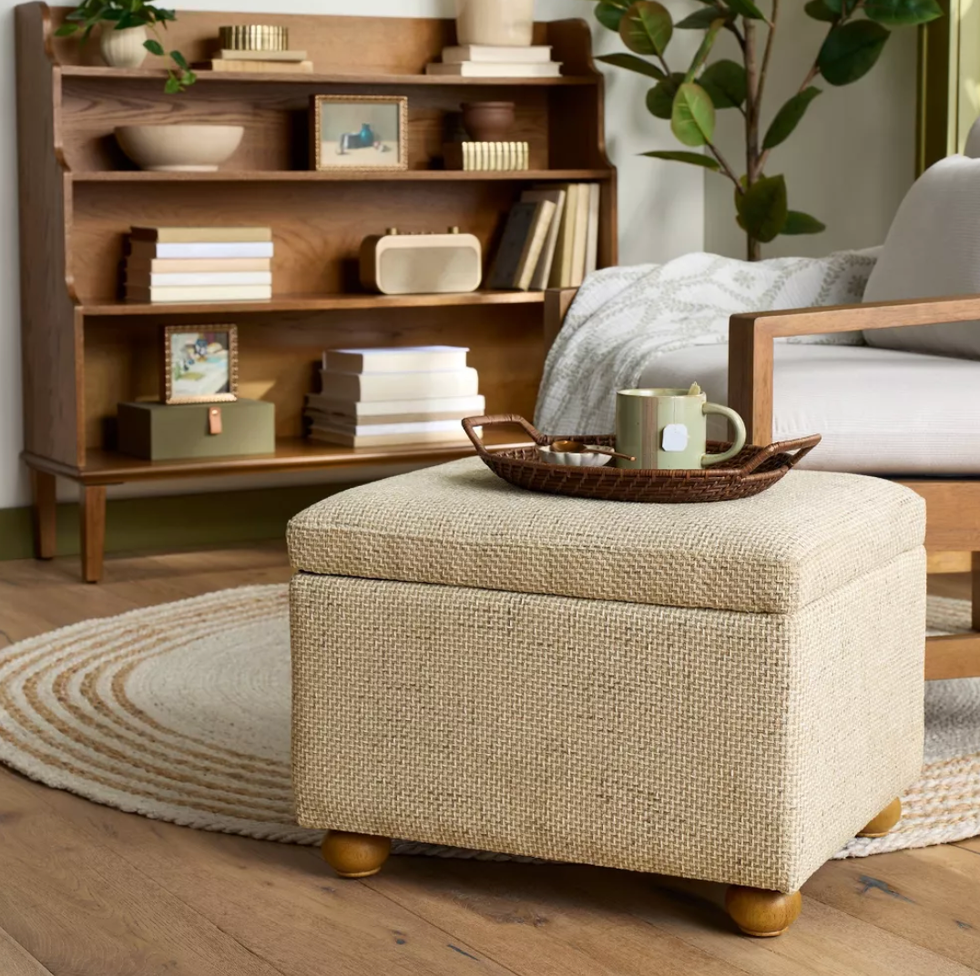 Upholstered Storage Ottoman
