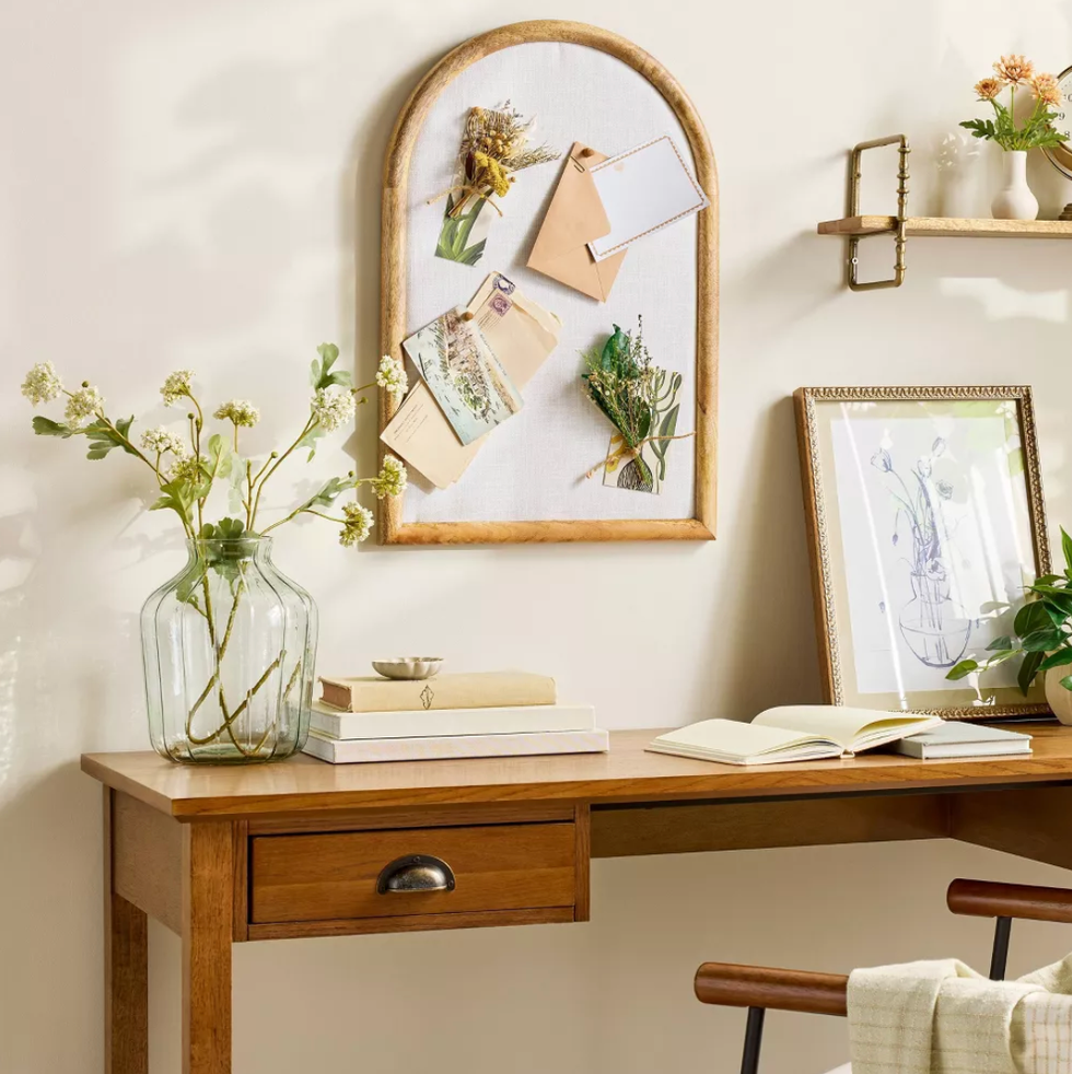 Arch Framed Bulletin Board