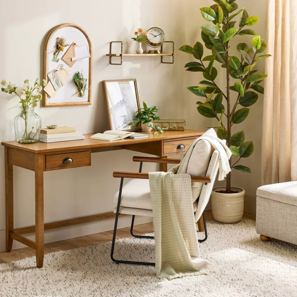 2-Drawer Rectangular Office Desk