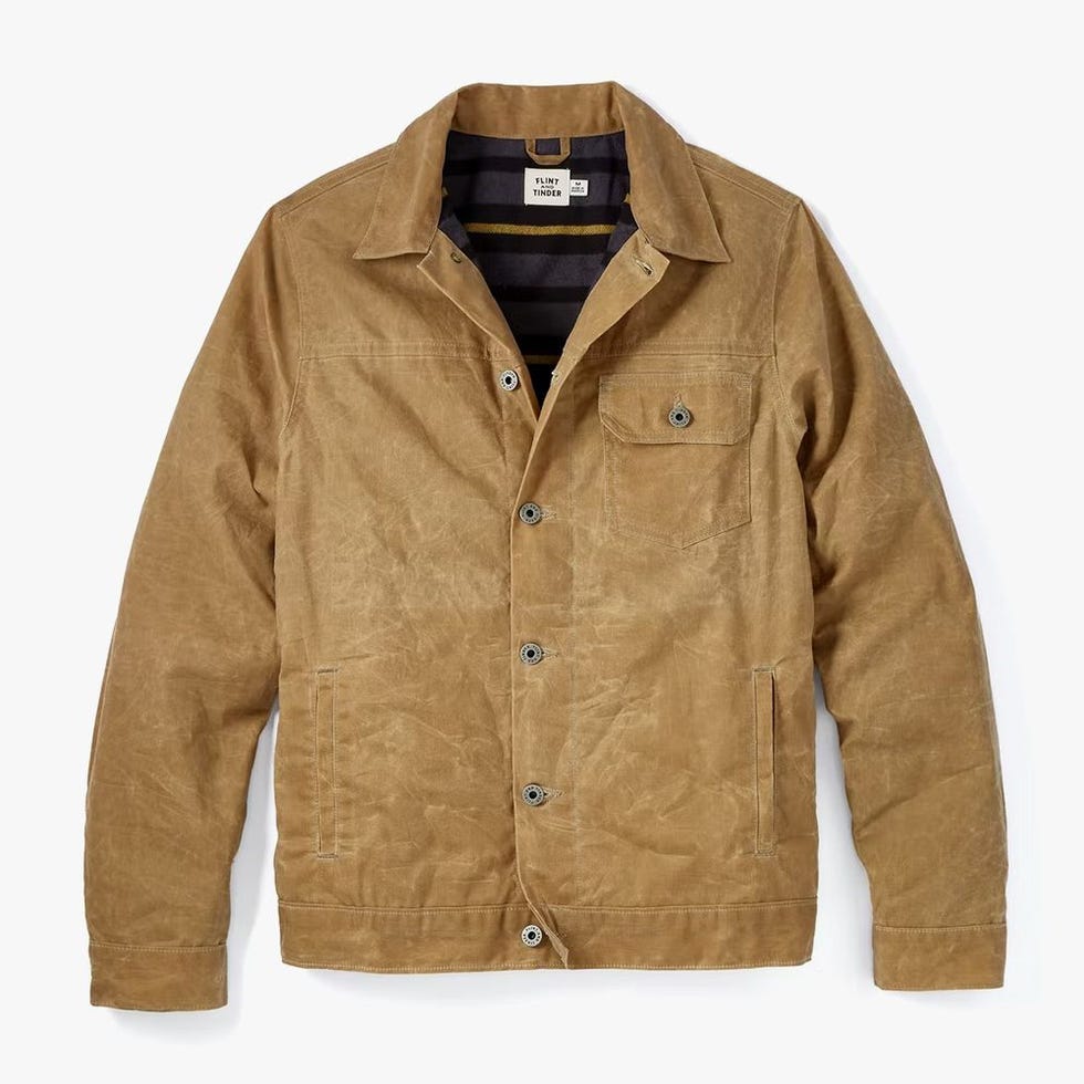 Flannel-Lined Waxed Trucker Flannel-Lined Waxed Trucker