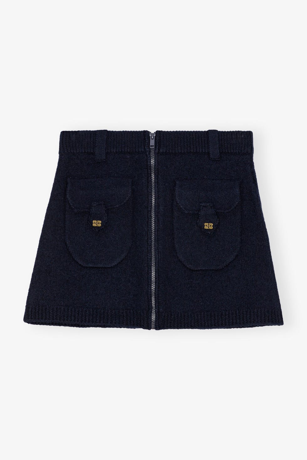 Dark blue mini skirt