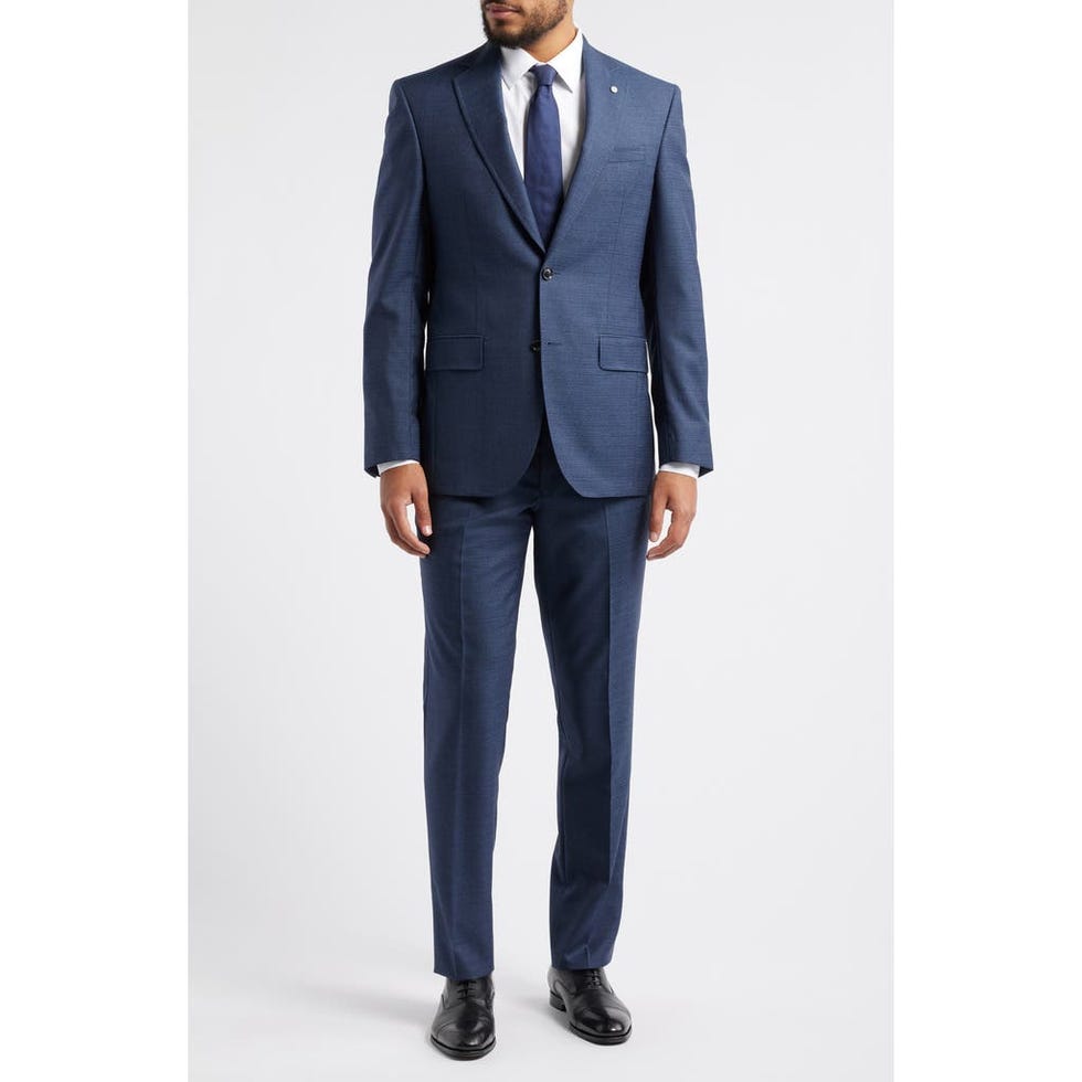 Jay Mélange Wool Twill Suit