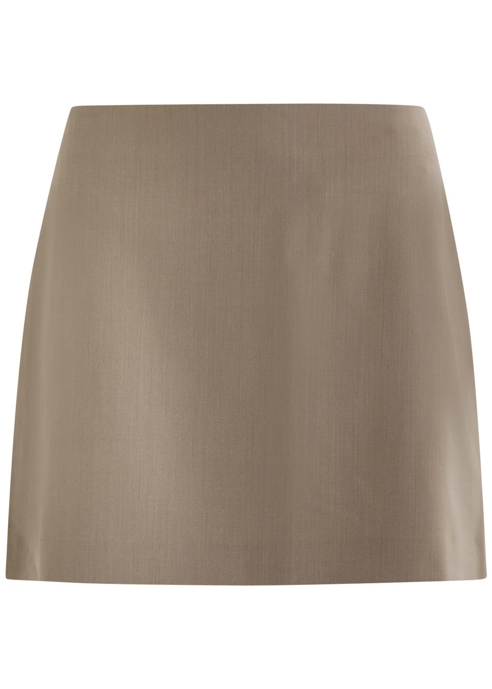 Wool-blend mini skirt