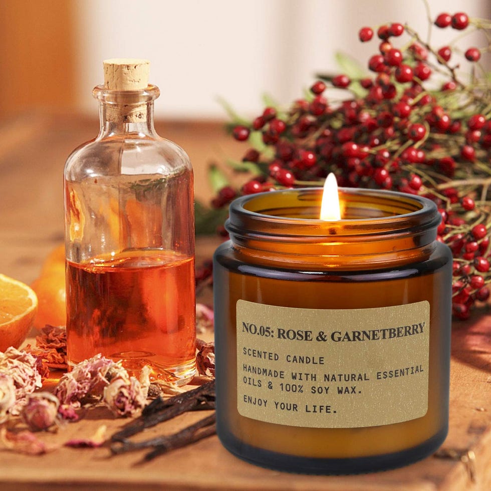 6 Pack Amber Jar Scented Candles