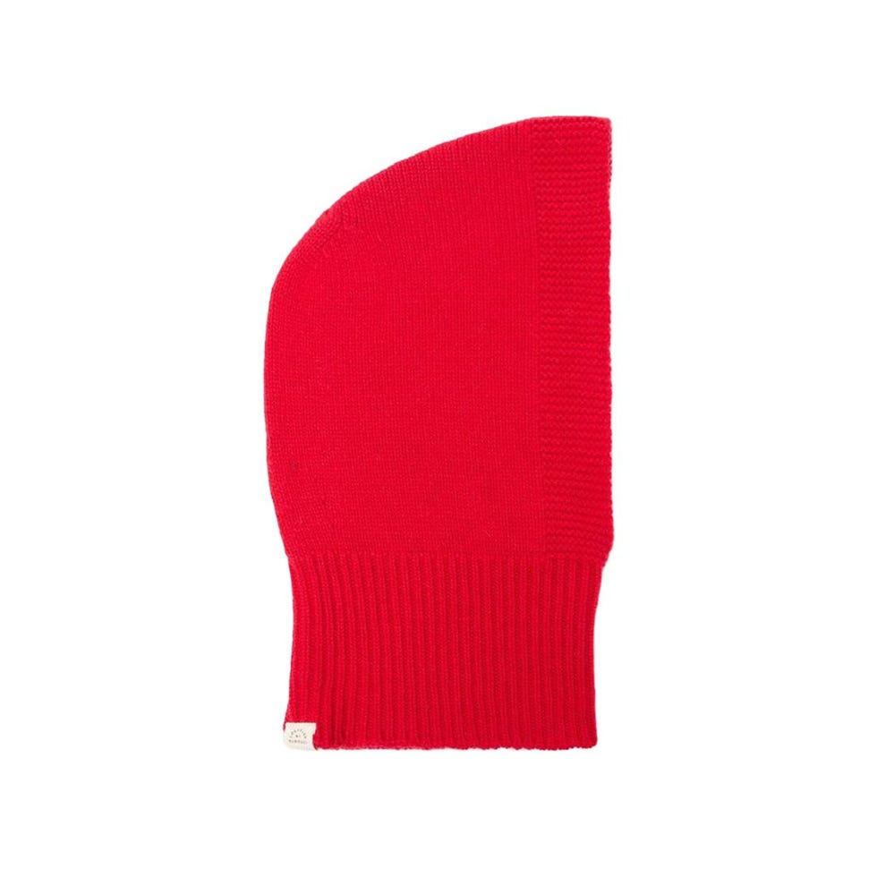 Jimi Red Cashmere Balaclava