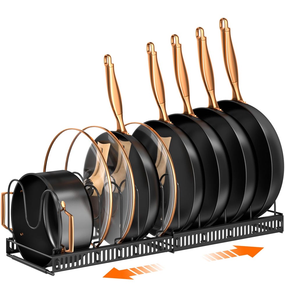 Pots and Pans Organizer For Under Cabinet