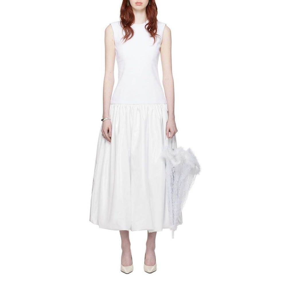 White Audrey Maxi Dress