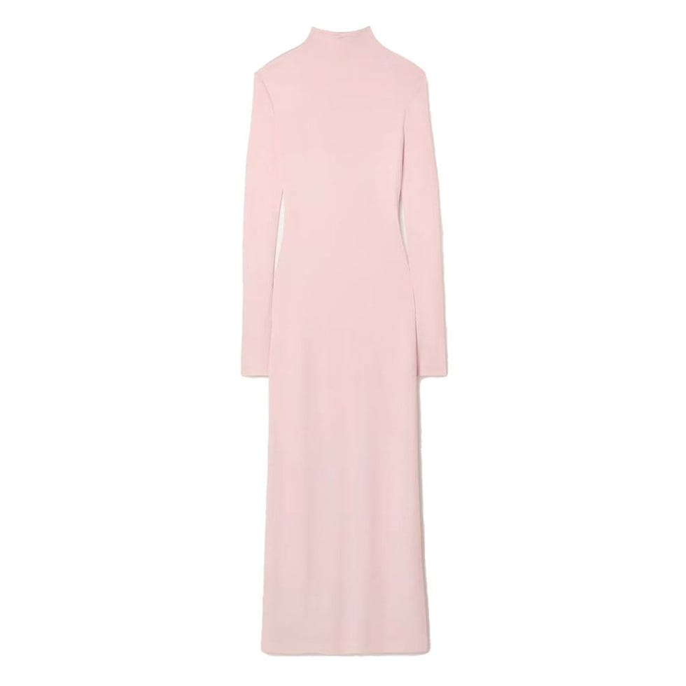 Norla Jersey Turtleneck Gown