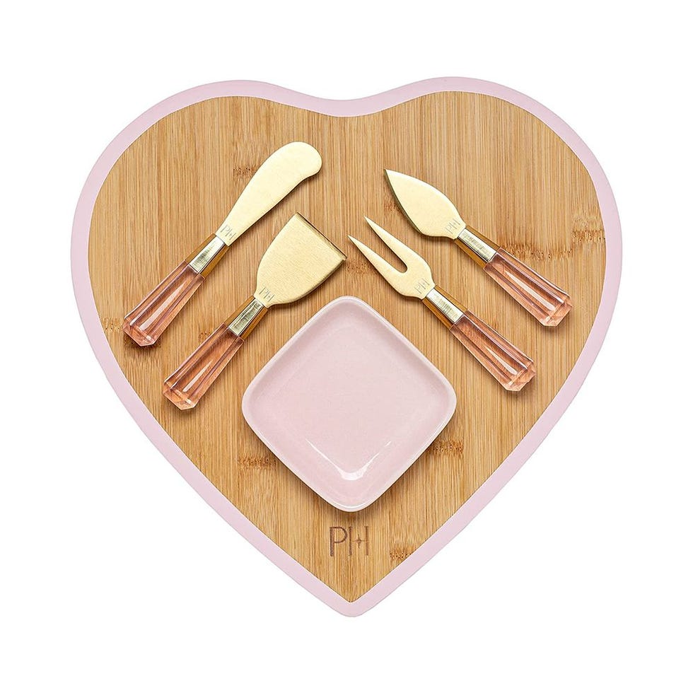 6-Piece Heart Charcuterie Board and Serving Set