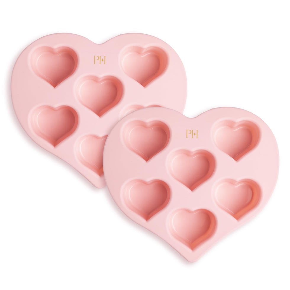 Set of 2 Heart Silicone Molds