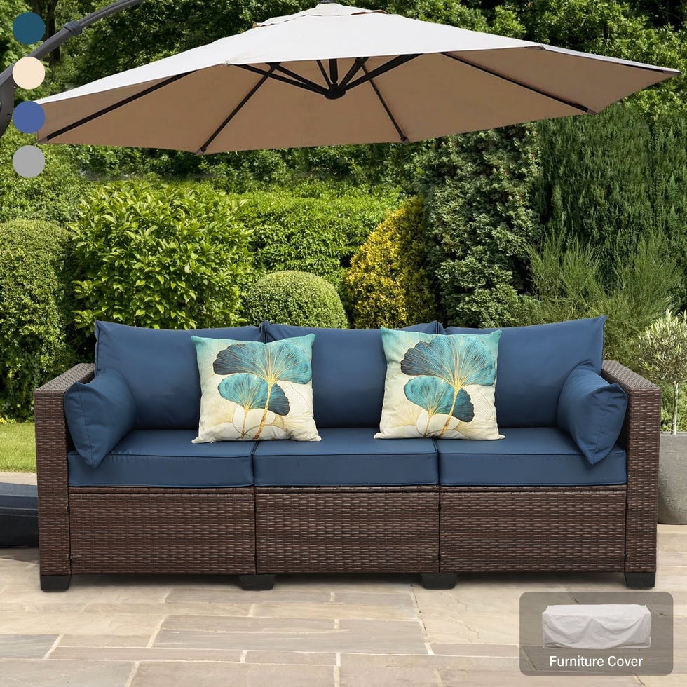 3-Seat Patio Sofa