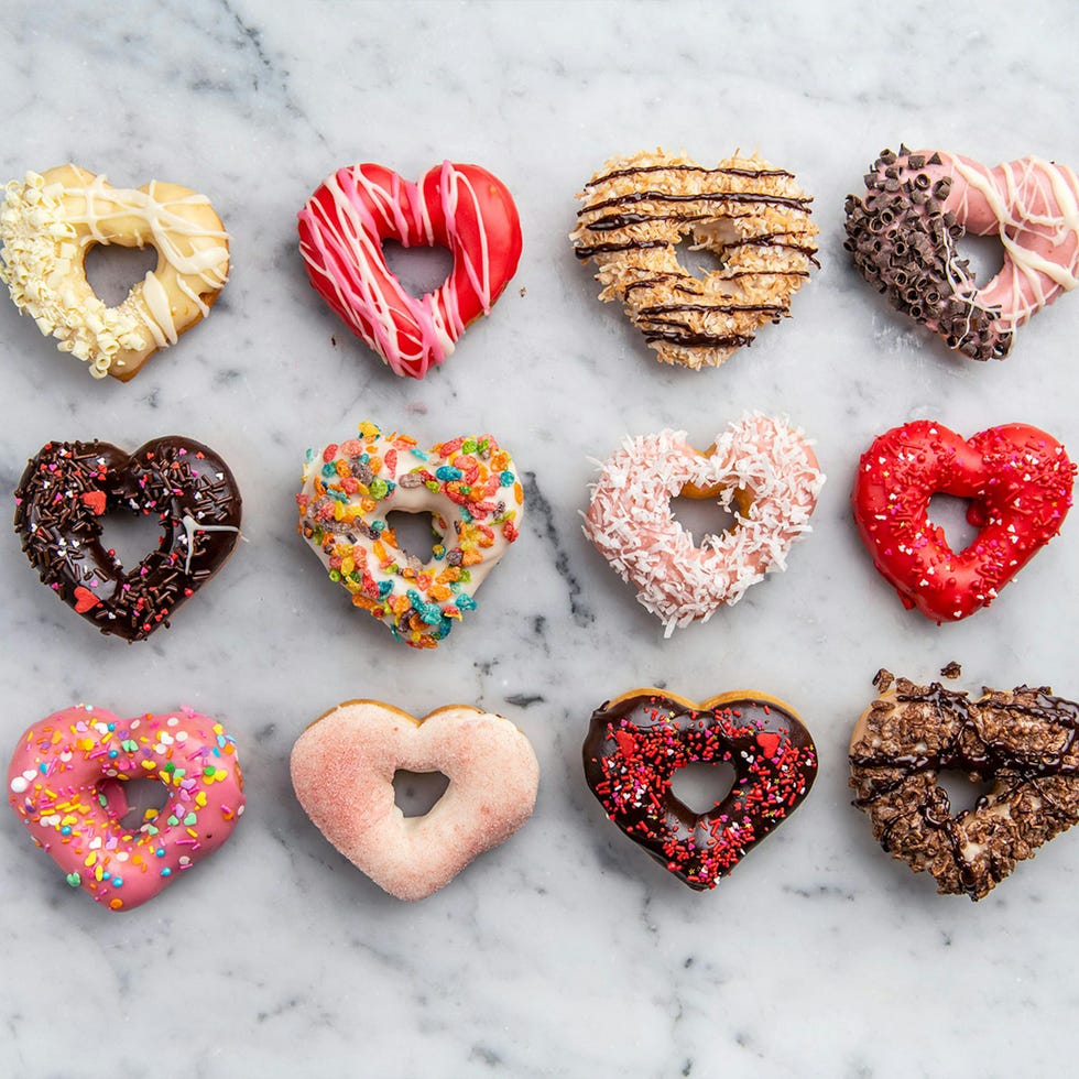 Valentine's Day Heart Donuts