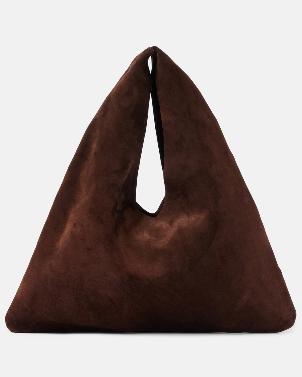Bindle Suede Tote Bag 