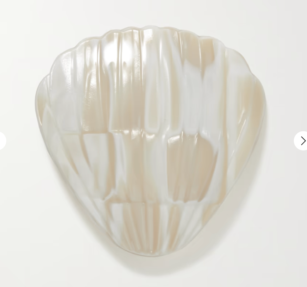 Fan Shell Acetate Hair Clip