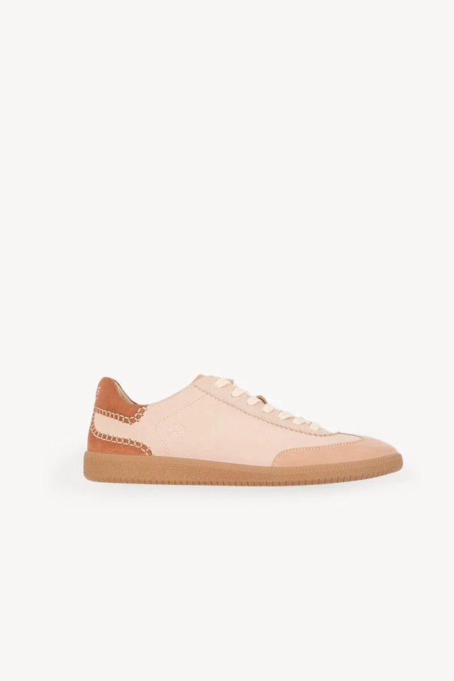 Zapatillas de ante rosa