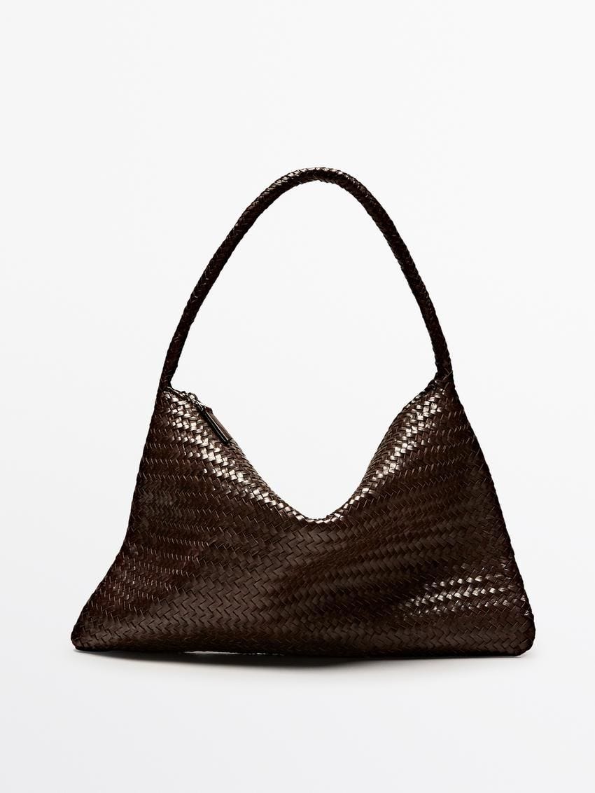 - Bolso trenzado napa piel