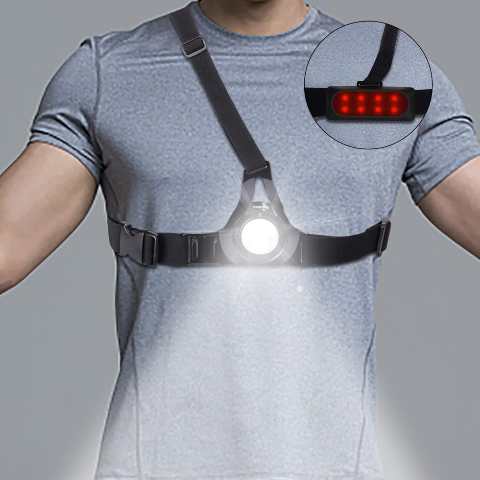 suptig La luce di marcia viene utilizzata per la corsa, la camminata, gli sport all'aria aperta, la batteria ricaricabile integrata, può essere applicata anche a tutte le fotocamere.