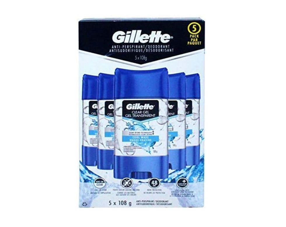 Endurance Clear Gel Deodorant (5-Pack)