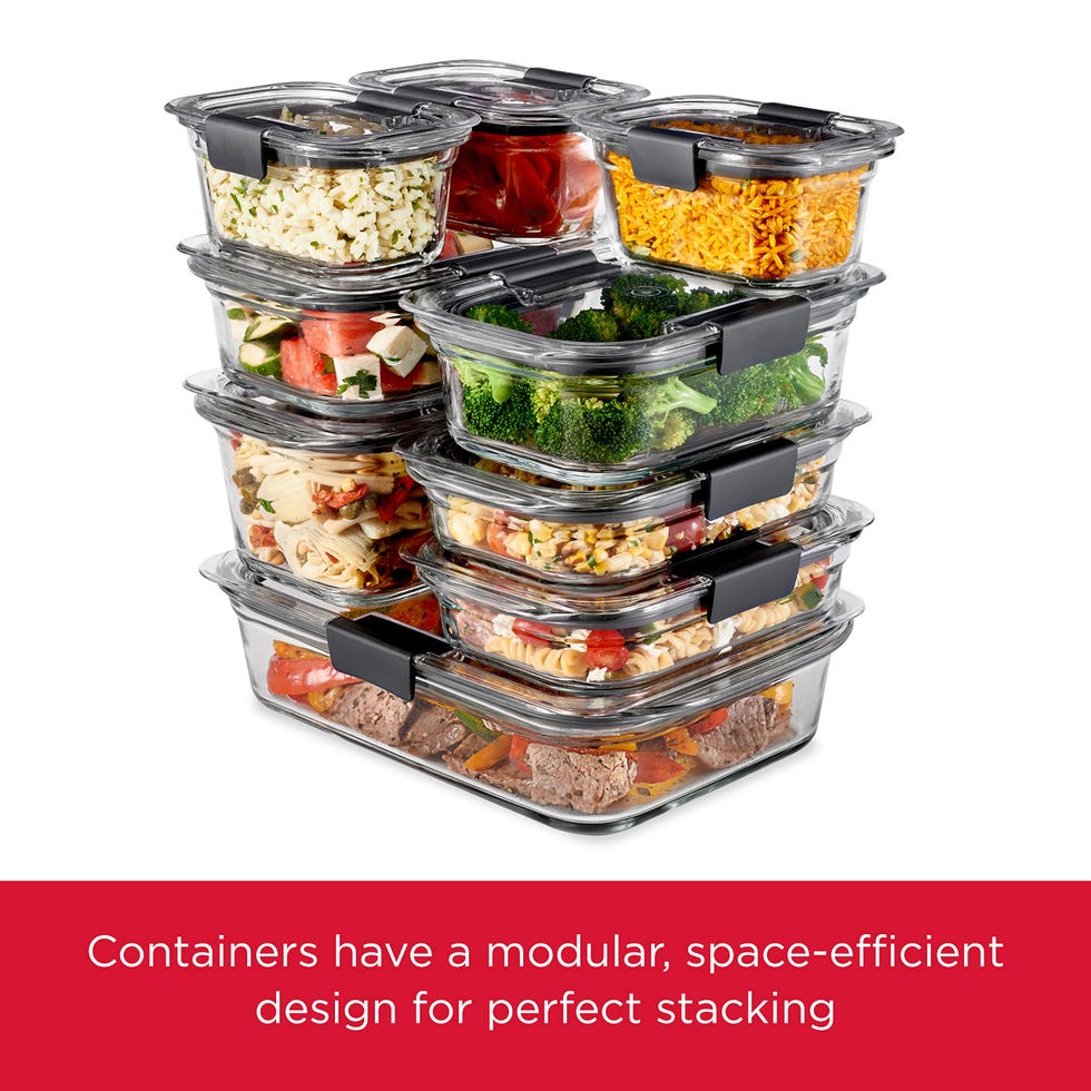 Rubbermaid Brilliance Glass Food Storage Containers 
