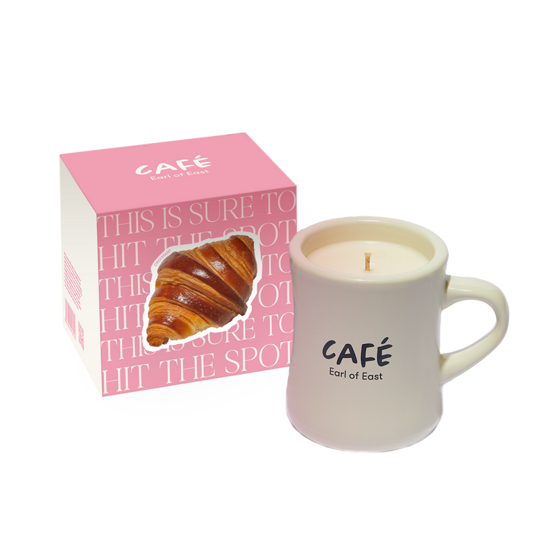 Croissant Soy Wax Café Candle