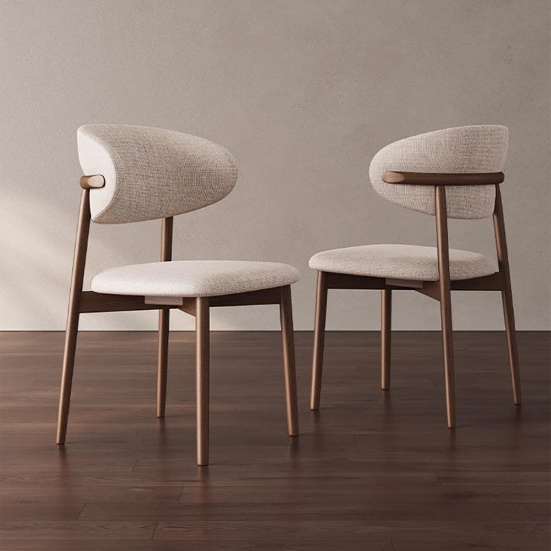 Niell Mid-Century Ash Dining Chairs