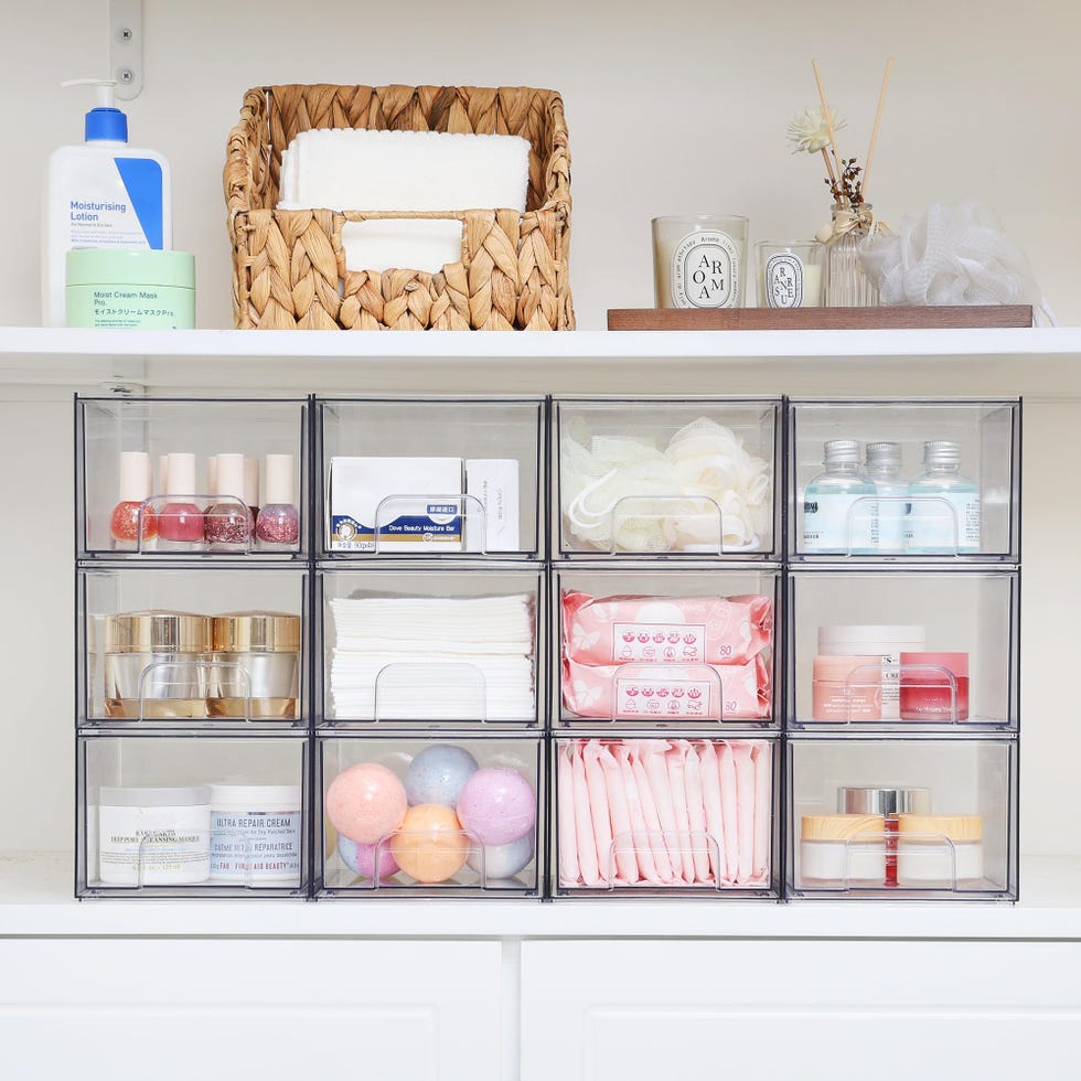 Vtopmart 2 Pack Stackable Storage Drawers