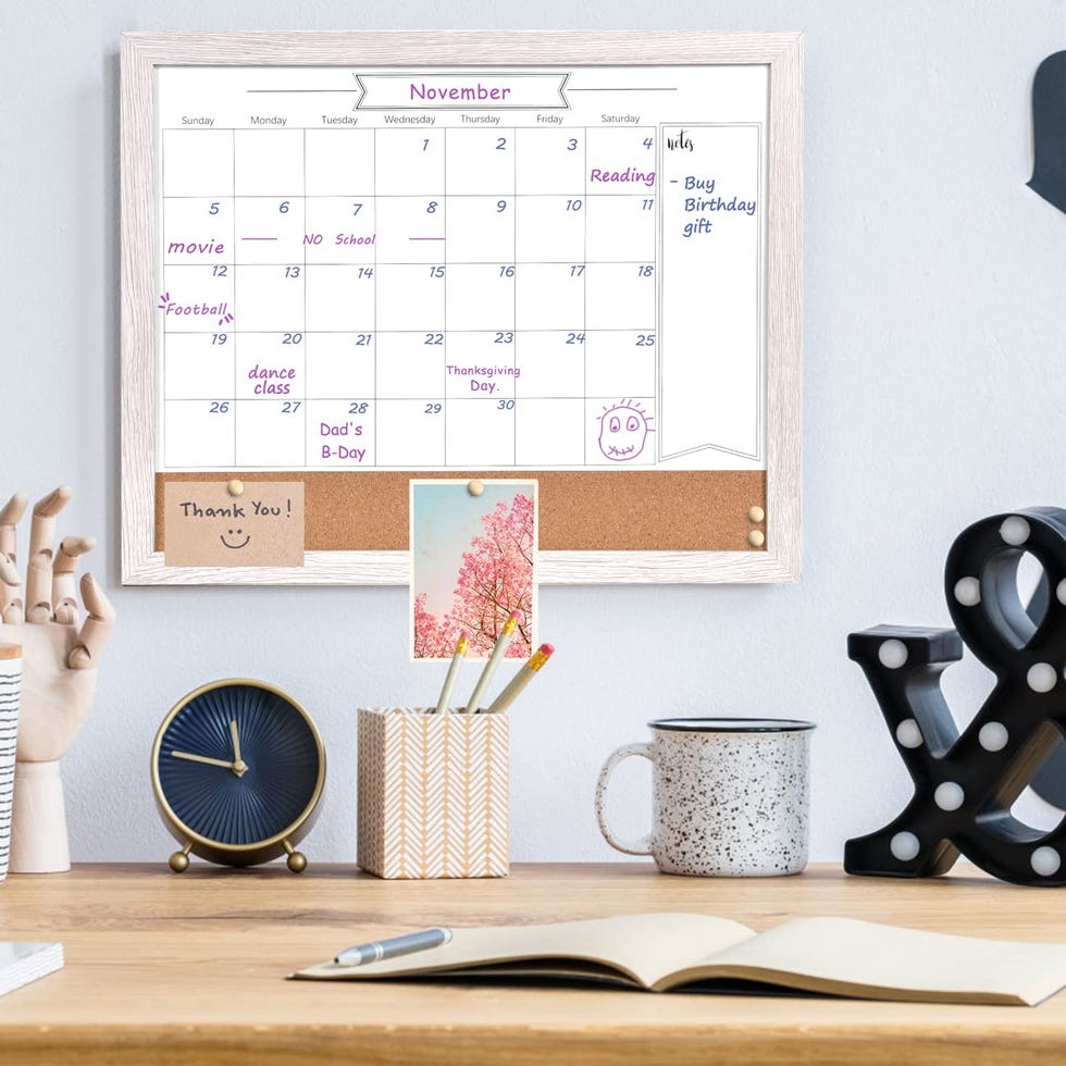 Whiteboard Calendar & Corkboard